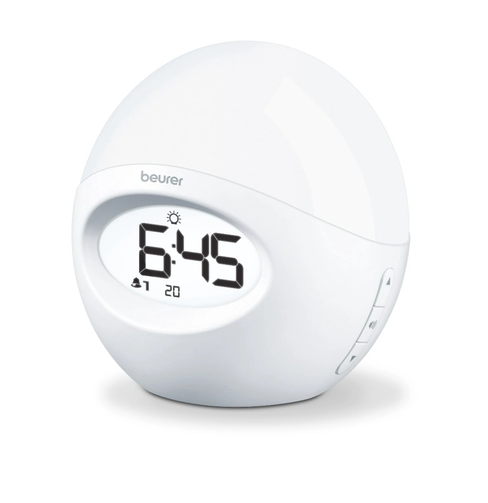 Beurer Wake-Up Light, with Sunrise Simulation Alarm Radio Multi-changing‎ colors